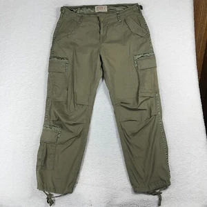 Vintage Abercrombie Fitch Womens 33/16 (Fit 36x30) Cargo Utility Paratrooper Y2K - Picture 1 of 12