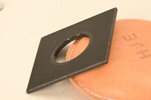 Lens Board 2 5/8" Square (~66.5mm)  30mm Hole Metal - Rapax, Supermatic, Copal