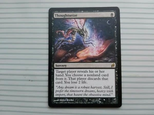 Magic: the Gathering Card - Lorwyn ~ Rare ~ THOUGHTSEIZE (EX) - Picture 1 of 1