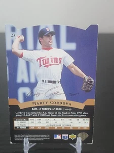 Marty Cordova handsignierte signierte Karte Minnesota Twins - Bild 1 von 2