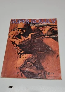 1971 Superbowl V Programm Dallas Cowboys vs Baltimore Colts - Bild 1 von 12