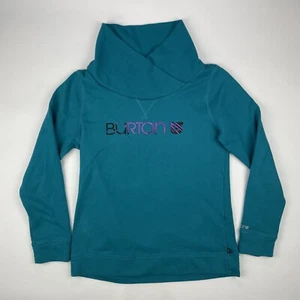 Felpa pullover da donna Burton taglia M stampa grafica verde acqua - vedi foto - Foto 1 di 7