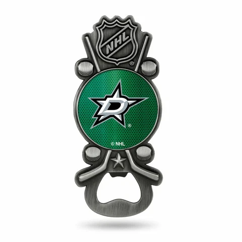 Dallas Stars NHL Party Starter Magnetic Metal Bottle Opener Cover