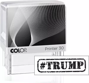 #Trump selbstfärbender Stempel - 3/4 Zoll x 1-7/8 Zoll - patriotischer Bürobedarf - Bild 1 von 2