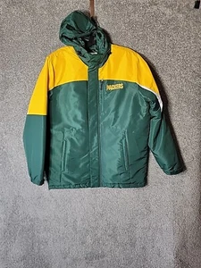 Green BAay Packers Hooded Jacket Men L NFL Green Yellow - Picture 1 of 12