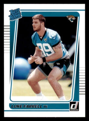 2021 Donruss #307 Luke Farrell RR RC - Image 1 of 2