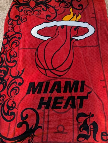 Miami Heat NBA 50" x 60" Blanket Thick Soft Plush Cover
