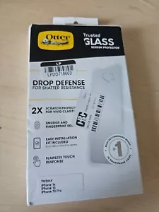 Protector de pantalla de vidrio de confianza OtterBox Apple iPhone 14 iPhone 13 y 13 Pro transparente - Imagen 1 de 1
