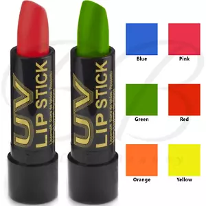 Stargazer UV Glow Lipstick Fluorescent Neon Bright Colours Party Festival 5.2g - Picture 1 of 9