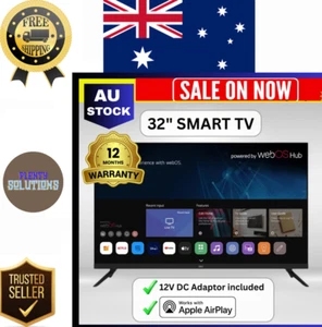 EKO 32 Inch WebOS HD Smart TV 12V / 240V for Caravan Car Camper Boat Wall Remote - Picture 1 of 9