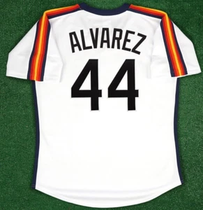 AUTHENTIC MAJESTIC MEDIUM HOUSTON ASTROS TBTC YORDAN ALVAREZ JERSEY 6240 USA - Picture 1 of 5