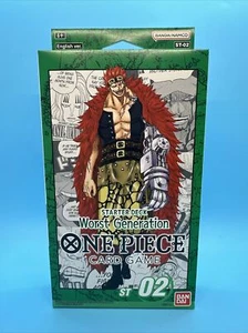 One Piece Card Game Starter Deck ST-02 WORST GENERATION English SEALED USA SELLE - Picture 1 of 4
