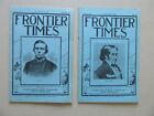 Two Issues of Frontier Times - Features Davy Crockett and Tom Green - TX, 1929