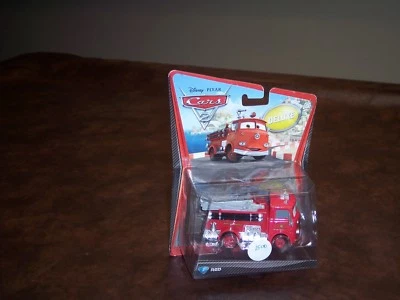 DISNEY - PIXAR - CARS 2 - RED - DELUXE - CARD ROUGH CONDITION - NEW - Image 1 of 4