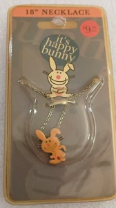 Vintage Happy Bunny ""Cheeky"" 18" Halskette 2005 Neu aus altem Lagerbestand Neu MOC Lesen!! - Bild 1 von 3