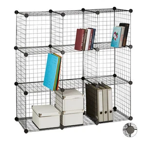 Estanteria modular organizador de cubos 9 compartimentos fácil montaje multiusos - Imagen 1 de 24