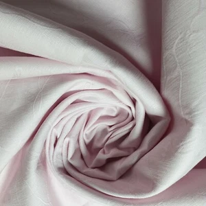 Pink 100% Cotton Jacquard Material Dress Craft Quilting Costume Fabric 58" Meter - Picture 1 of 2
