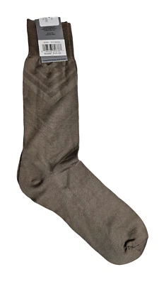 Calcetines de vestir texturizados de lujo para hombre Perry Ellis X7445, marrón claro, 10-13 Foto 1 de 3