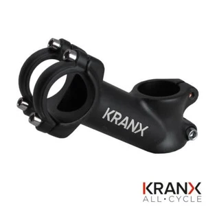 KranX 31.8mm Alloy 35° Rise A/Head 1 1/8" Stem in Black All Sizes - Picture 1 of 1