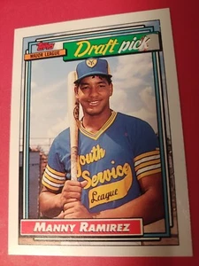 1992 Topps Manny Ramirez #156 Cleveland Indians ROOKIE - Picture 1 of 2