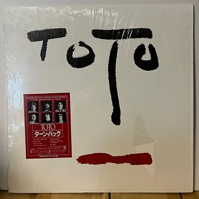TOTO Turn Back Japan Vinyl LP Shrink Hype Sticker Poster NM 25AP2000 - Image 1 of 4