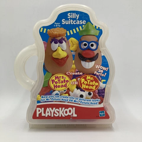 Mr. Potato Head and His Li'l Kid Silly Suitcase (2001) Playskool Toy Vintage Cover