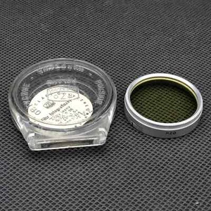 PZO A36 36mm Slip-On Light Yellow Filter for Leica Lenses. Plastic Case - Picture 1 of 8