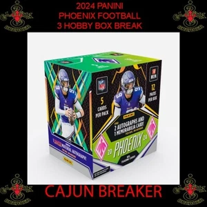 ATLANTA FALCONS *3 HOBBY BOX BREAK* 2024 PANINI PHOENIX FOOTBALL A - Picture 1 of 6