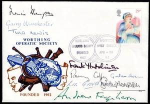 1982 Worthing Operatic Society 80 Years Autographed Cover with Insert - Picture 1 of 3