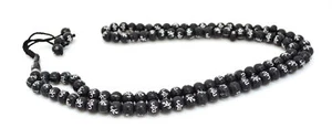Islamic Prayer Rosary Beads Engraved with Allah & Muhammad - Muslim Tasbih - Picture 1 of 22
