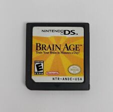 Brain Age: Train Your Brain in Minutes a Day (Nintendo DS, 2006) Cartridge Only