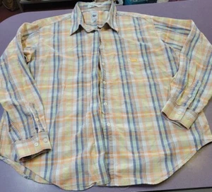Cruel Girl XXL Pastel Plaid Long Sleeve Collar Button Shirt - Picture 1 of 3