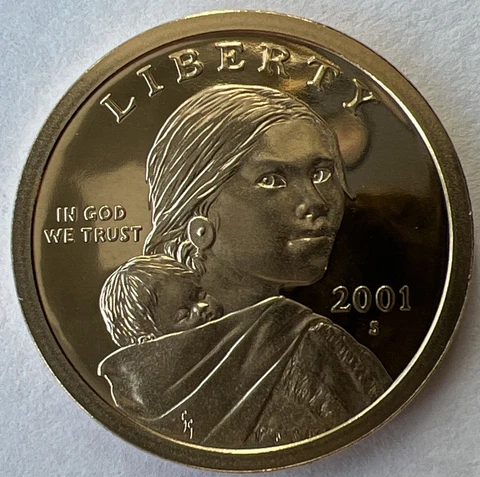 GEM PROOF 2001-S Sacagawea Native American Dollar DEEP CAMEO BUY MORE, SAVE MORE Cover