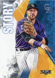 2019 Topps Fire Baseball Trevor Story Colorado Rockies #187 MLB CO - Picture 1 of 2