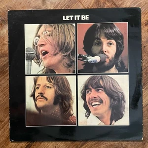 THE BEATLES - LET IT BE  VG+/VG+ VINYL LP / FIRST PRESSING /RED APPLE/SKIPS ONCE - Picture 1 of 14