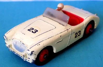 Coche deportivo Dinky Toys No.109 Austin Healey 100 (1955-1959) - Pintura original. Foto 1 de 4