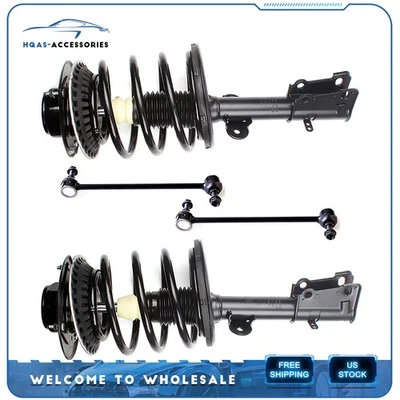 Front Strut Sway Bar Links Fits Chrysler Town & Country 01-06 2WD Dodge Caravan - Imagem 1 de 4