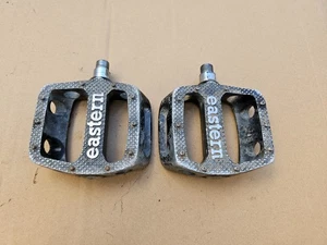Vintage 2002 Eastern Magnesium Platform Pedals Mountain Bike BMX 9/16" Black - Picture 1 of 11