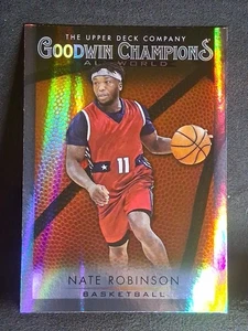 2021 Upper Deck Goodwin Champions Nate Robinson All-World Holo Silver SP #GB-4 - Picture 1 of 9