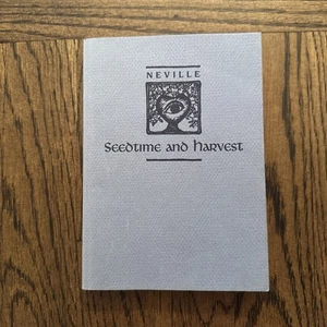 Neville Goddard Seedtime And Harvest 3rd Print Paperback 1993 PB Mysticism - Imagen 1 de 8