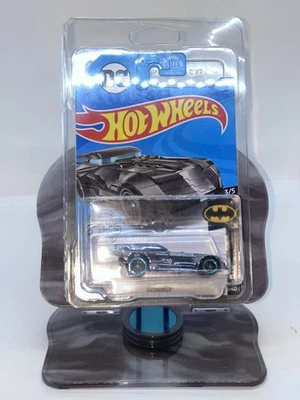 Hot Wheels Batman Series 9/250 Blue Chrome/Silver Batmobile 1:64 Car GHF68-D9C0N - Image 1 of 4