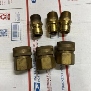 BST-8 ST SERIE 1" KUPPLUNG SCHNELLKUPPLUNG MESSING BST-N8M - Bild 1 von 5