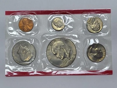 1978 Denver Set of Mint Coins Ike Dollar Included Not touched in 50 yearsB - Image 1 of 4