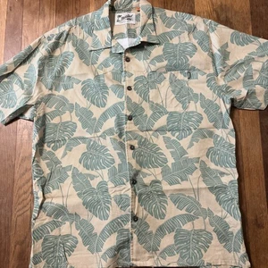 Howler Bros Shirt Floral Hawiian AOP Print Short Sleeve Button Down Beach XL - Picture 1 of 17