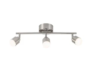 Hampton Bay 19 in. 3-Light Brushed Steel Integrated LED Track Lighting Kit - Picture 1 of 14