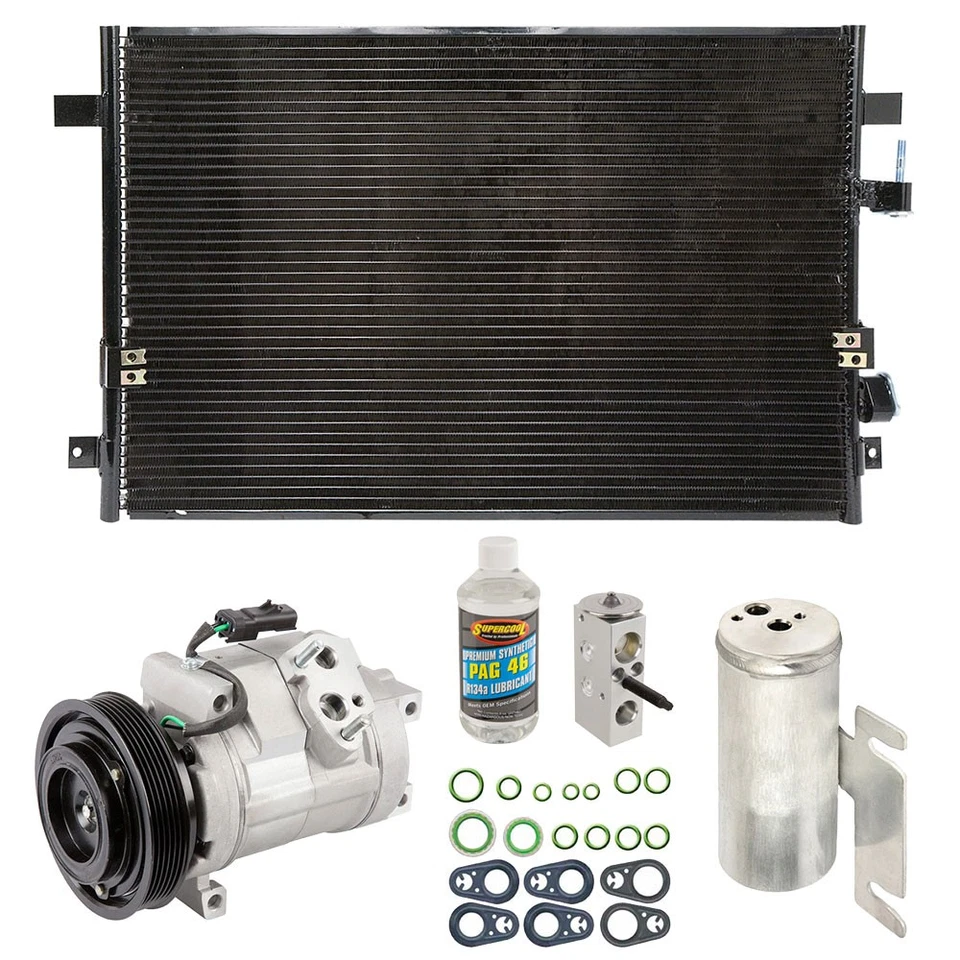 For 2004 Chrysler Pacifica A/C Kit w/ AC Compressor Condenser & Drier TCP - Image 1 of 4