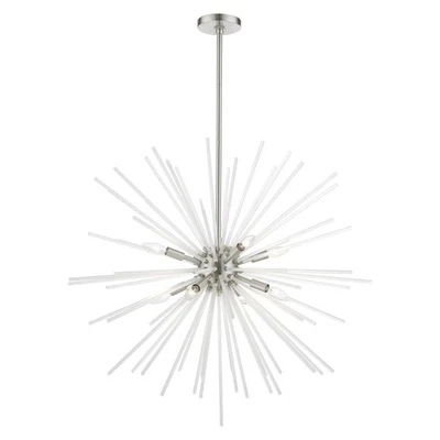 Livex Lighting - Uptown - 8 Light Large Foyer Chandelier In Sparkling Style-38 - Image 1 of 4
