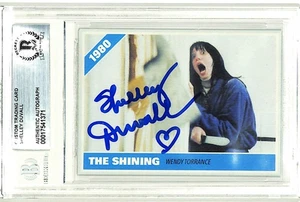 SHELLEY DUVALL Signed Auto "The Shining" Custom Trading Card Beckett BAS Slabbed - Picture 1 of 3