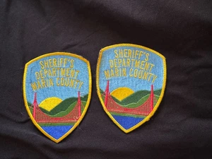 TV Movie Prop Wardrobe Marin County California Sheriff Patch - Picture 1 of 5