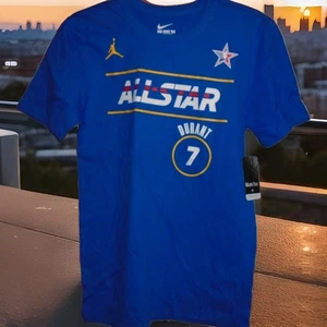 BROOKLYN NETS KEVIN DURANT NIKE ALL STAR MENS TSHIRT SIZE SMALL NEW WITH TAGS - Picture 1 of 2